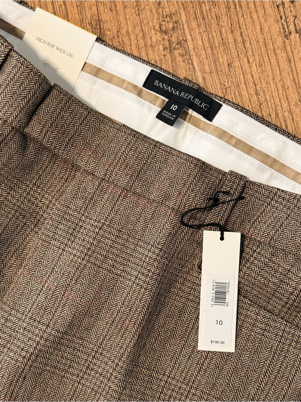 NWT LIDO SCULPTED ITALIAN WOOL BLAZER | DOWNTOWN PLAID | SIZE 10 - Picture 7 of 10